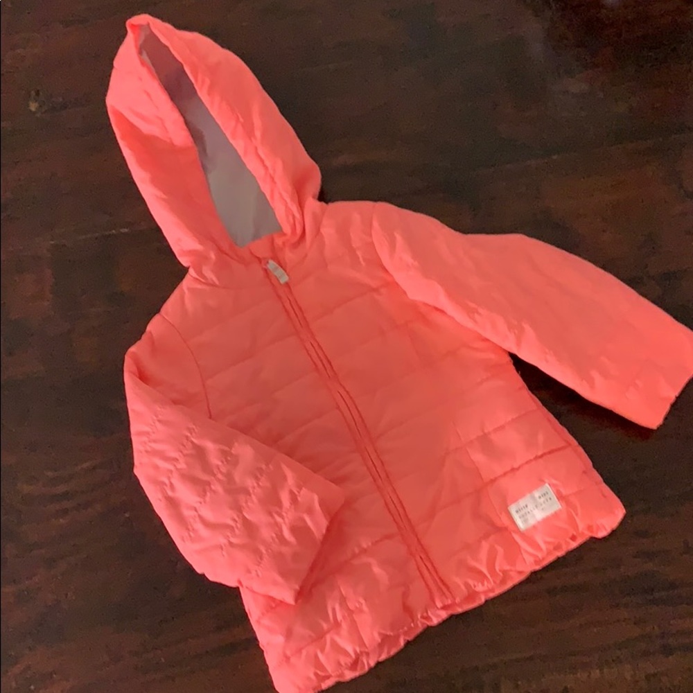 3T coral puffer jacket - EUC !!